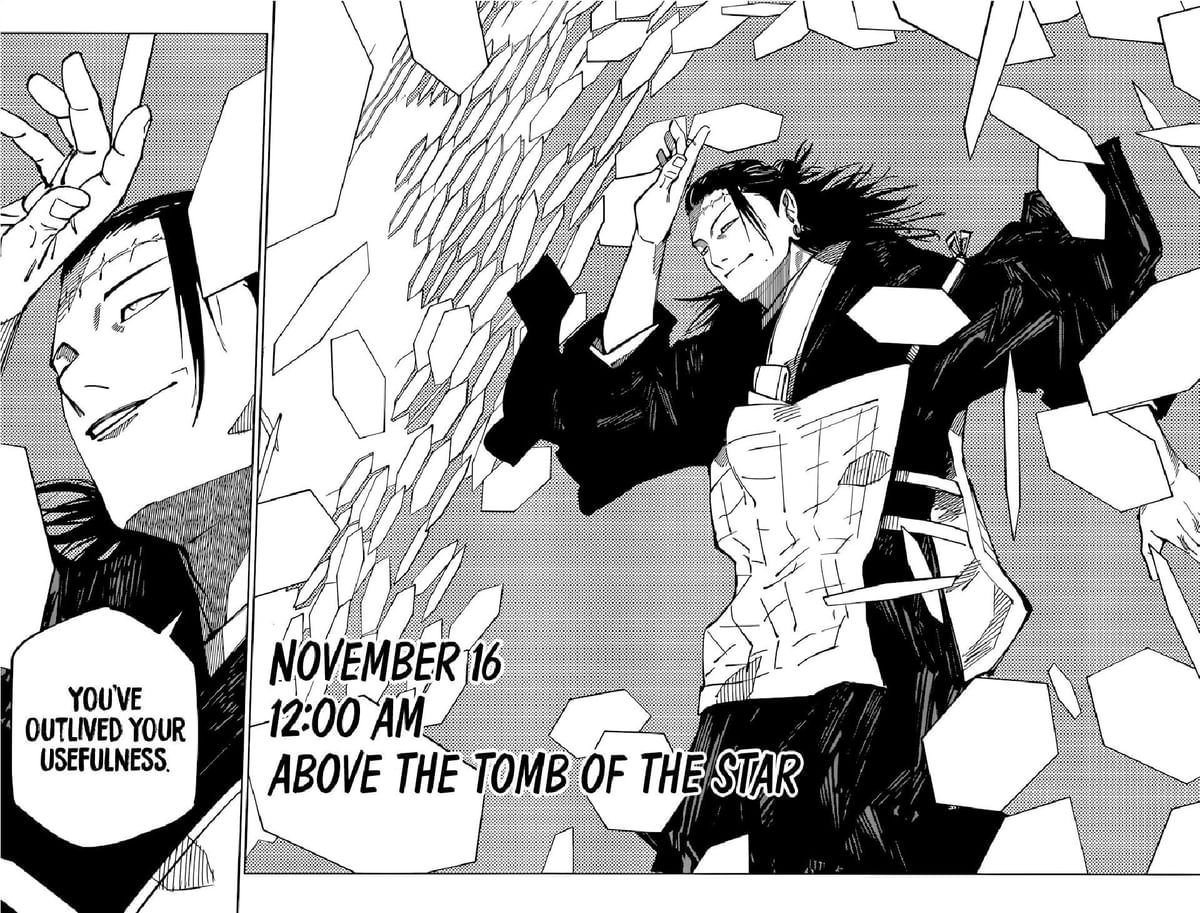 Jujutsu Kaisen chapter 202 reveals Yuki’s identity while Kenjaku