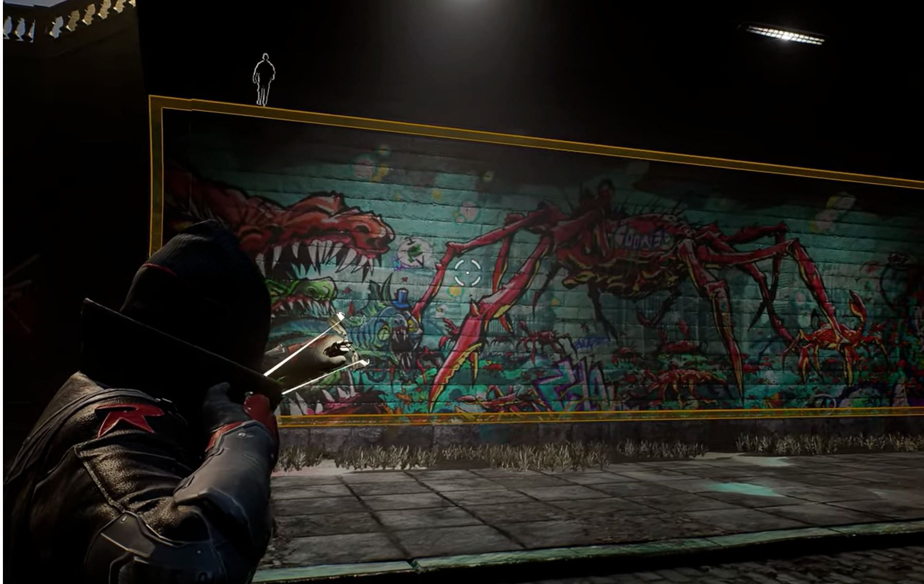 This particular street art in Gotham Knights celebrates the hardy spirit of its citizens (Image via Batman Arkham Videos/YouTube)
