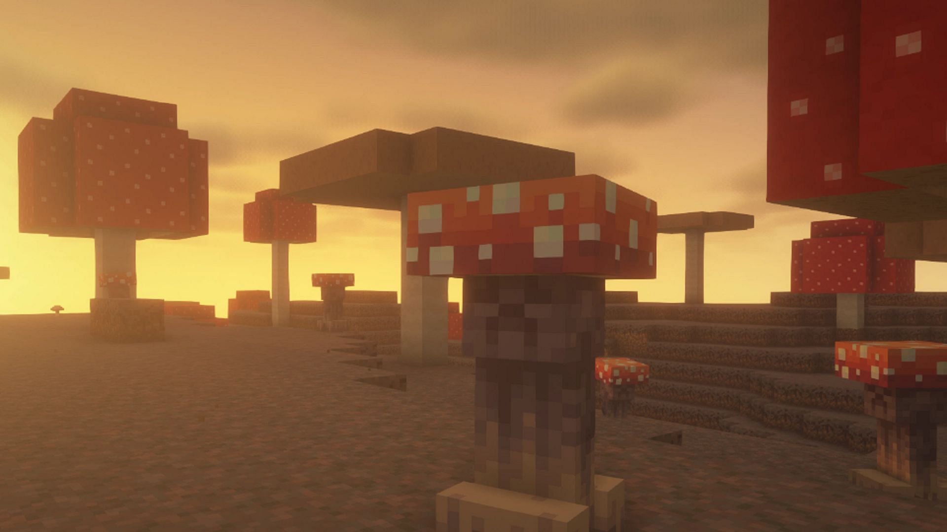 A Mushroom Creeper created in the Creeper Overhaul mod (Image via joosh_7889/CurseForge)