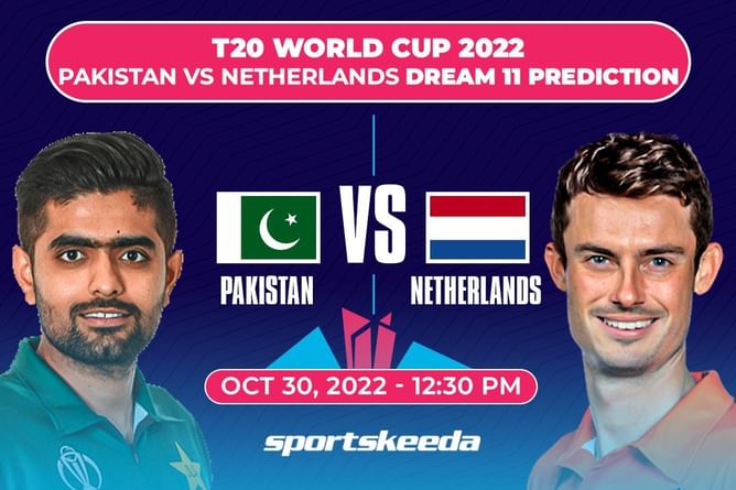 PAK vs NED Dream11 Prediction: Fantasy Cricket Tips, Today's Playing 11, Player Stats, Pitch Report for ICC Men's T20 World Cup 2022, Match 29