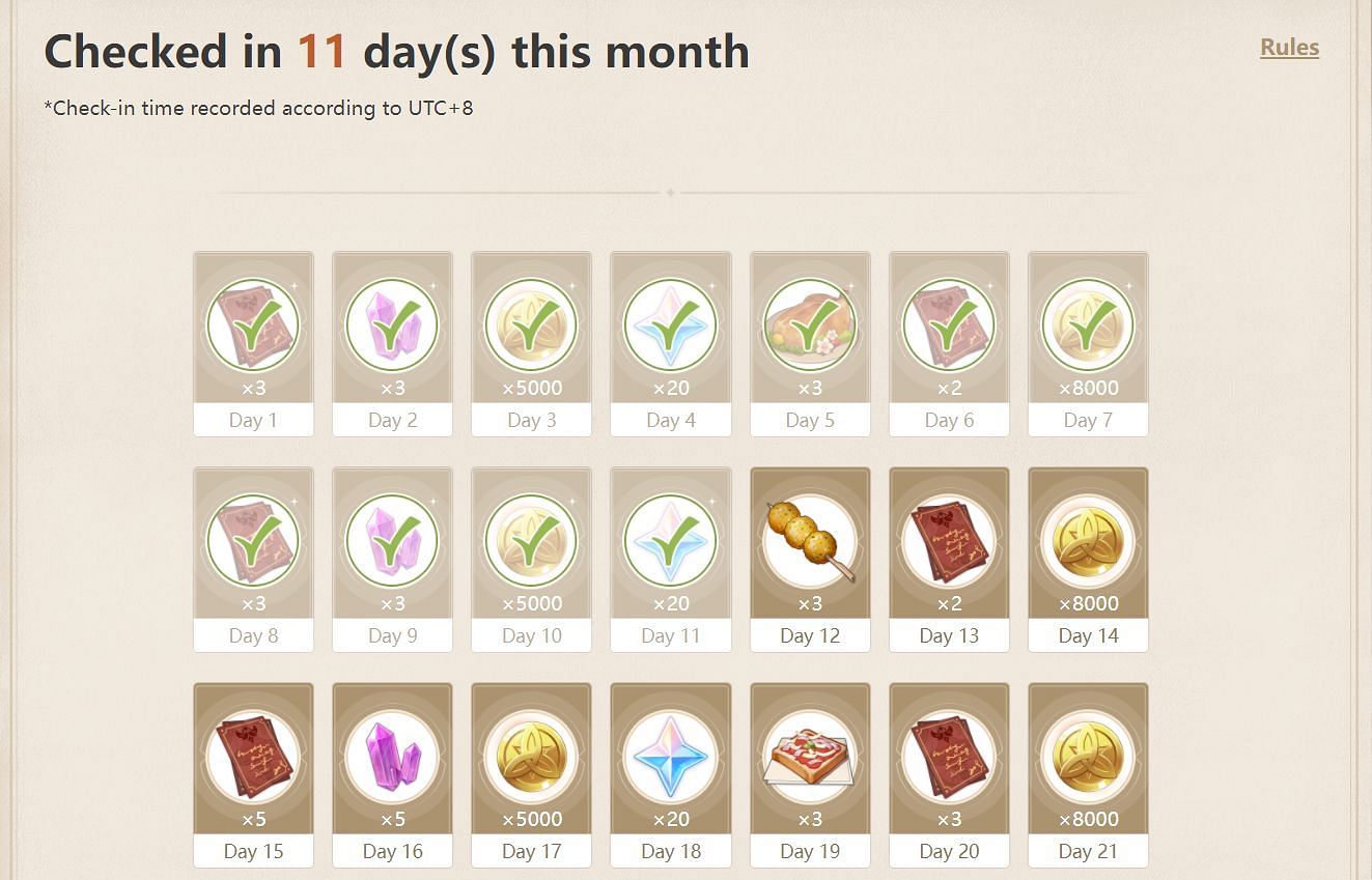 Primogems will be given out three times per month (Image via HoYoverse)