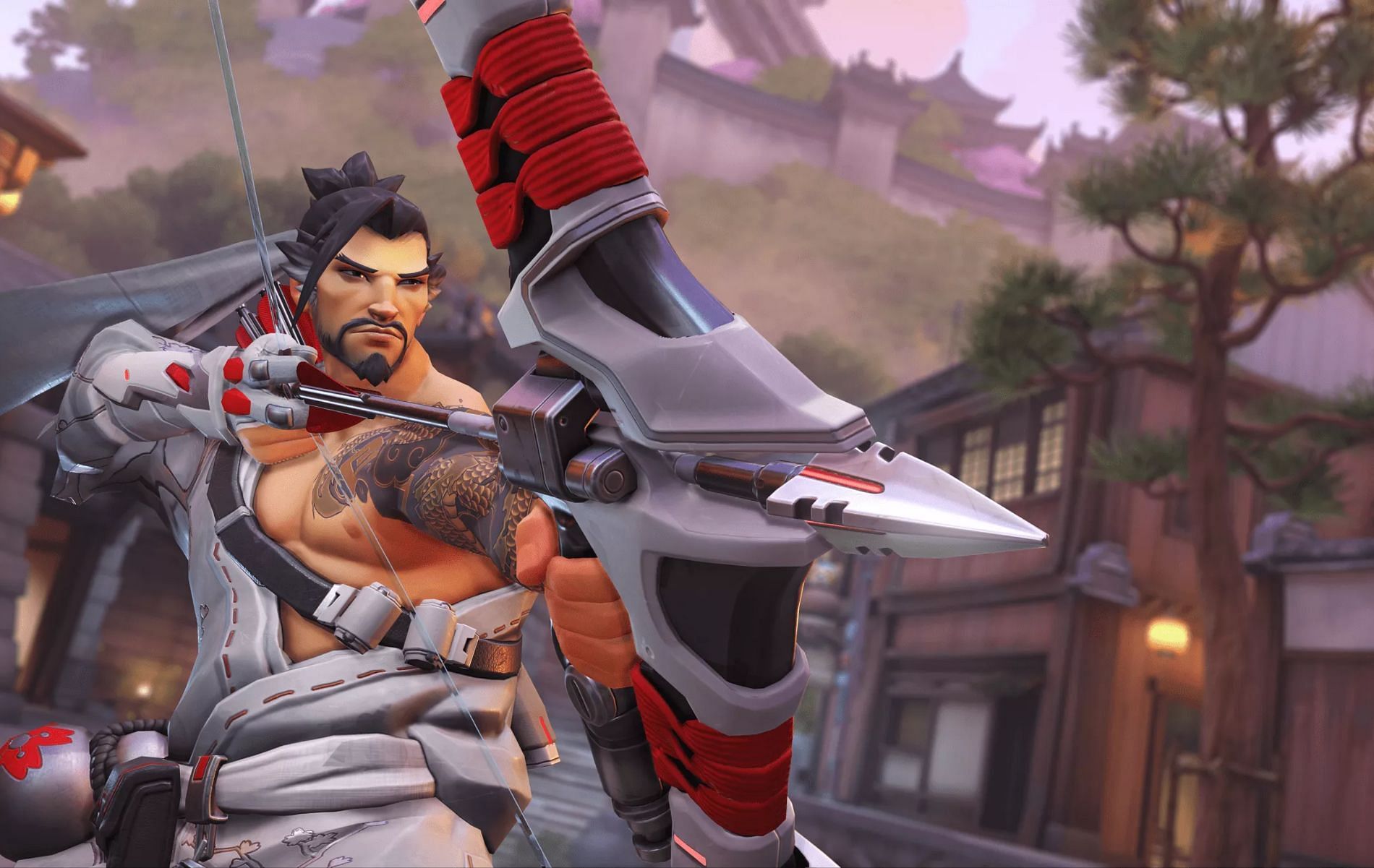 Hanzo is an Assassin who carries a lethal composite bow (Image via Blizzard Entertainment)