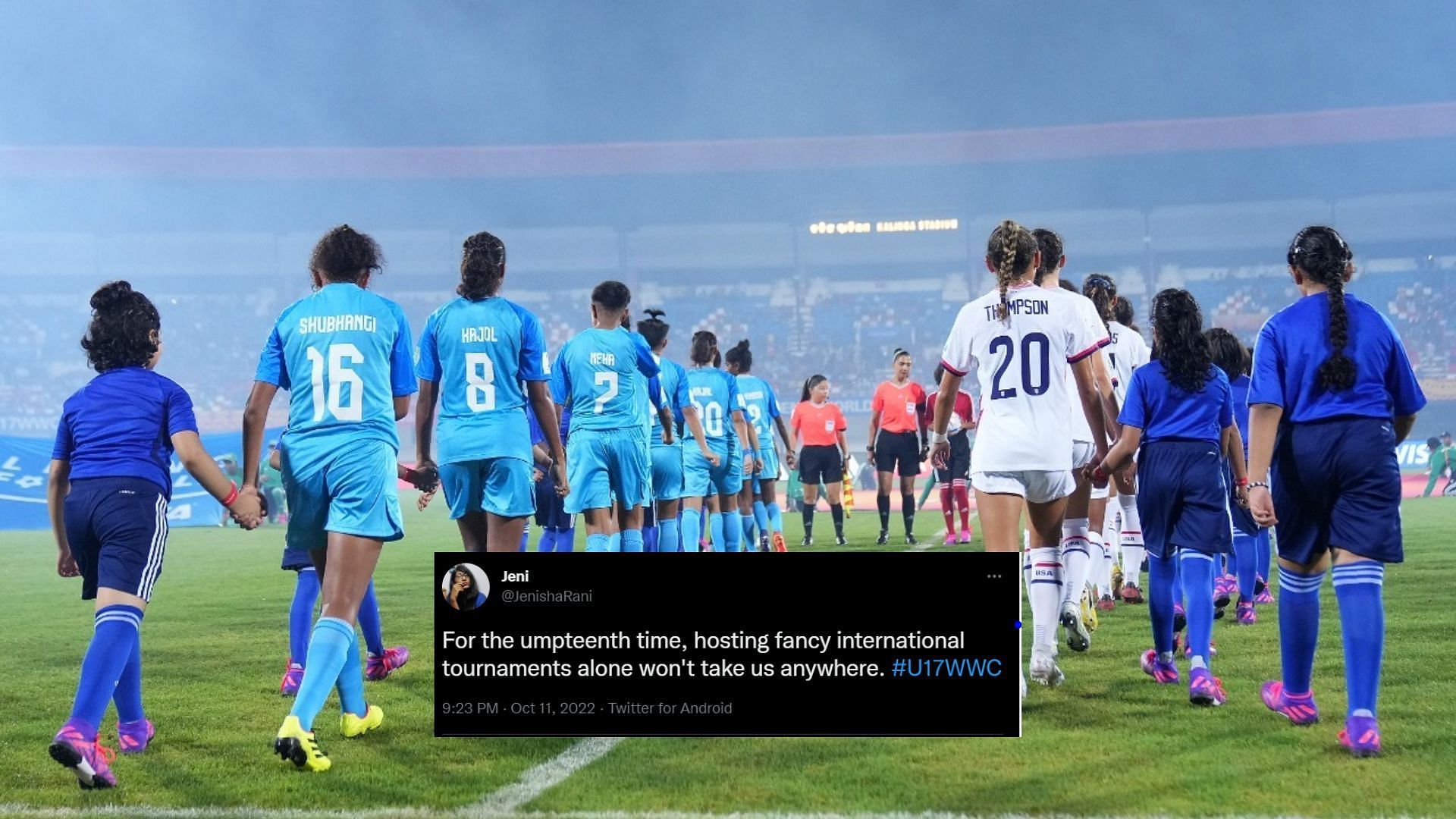 India suffered a humiliating 0-8 loss against USA.