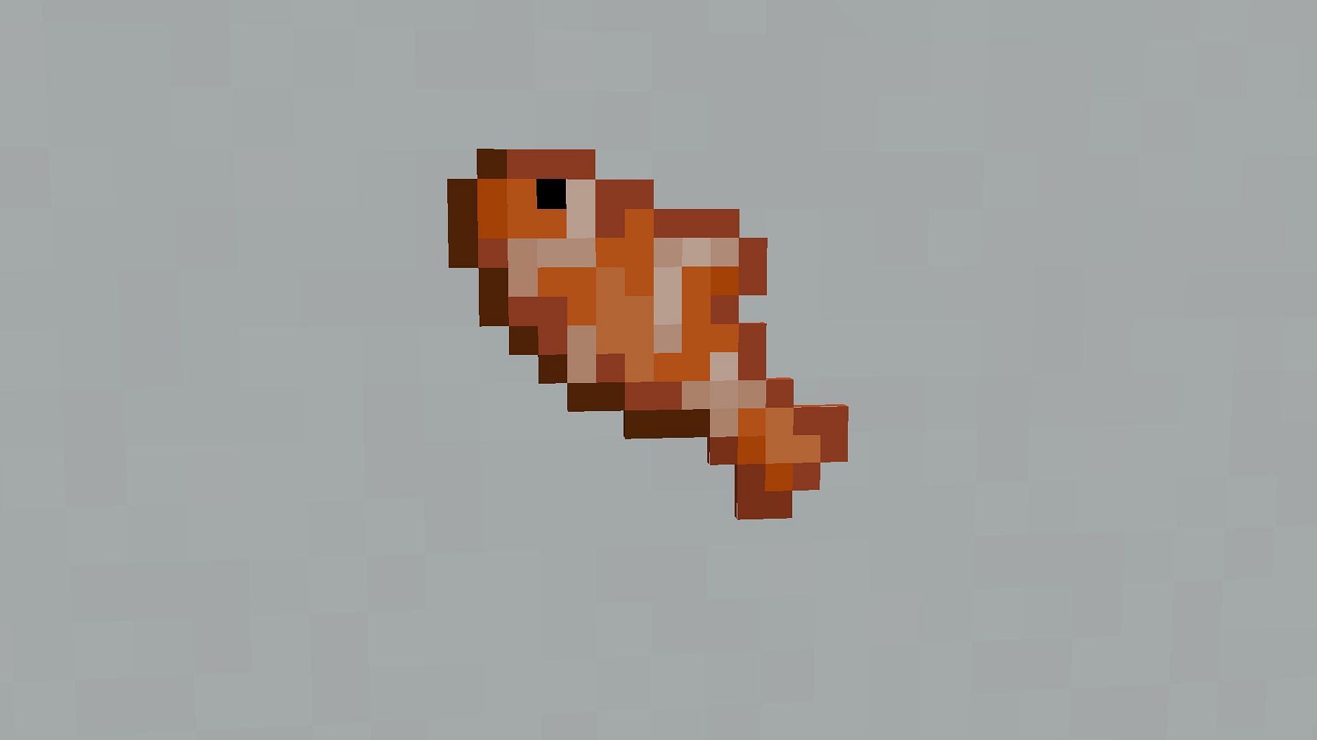 Tropical fish is one of the worst food items, but it does not apply any negative effect in Minecraft (Image via Mojang)