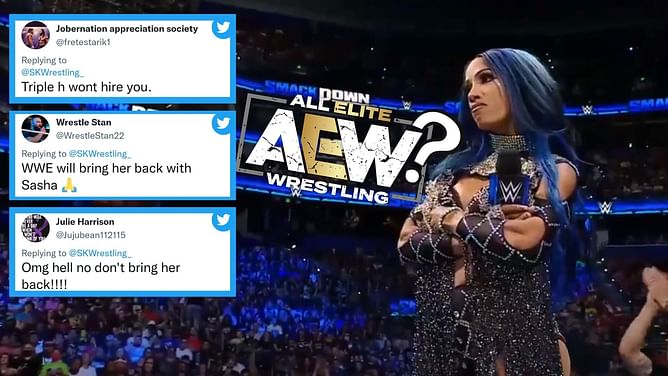 Twitter explodes to Michael Cole namedropping AEW's Saraya during major title match on SmackDown