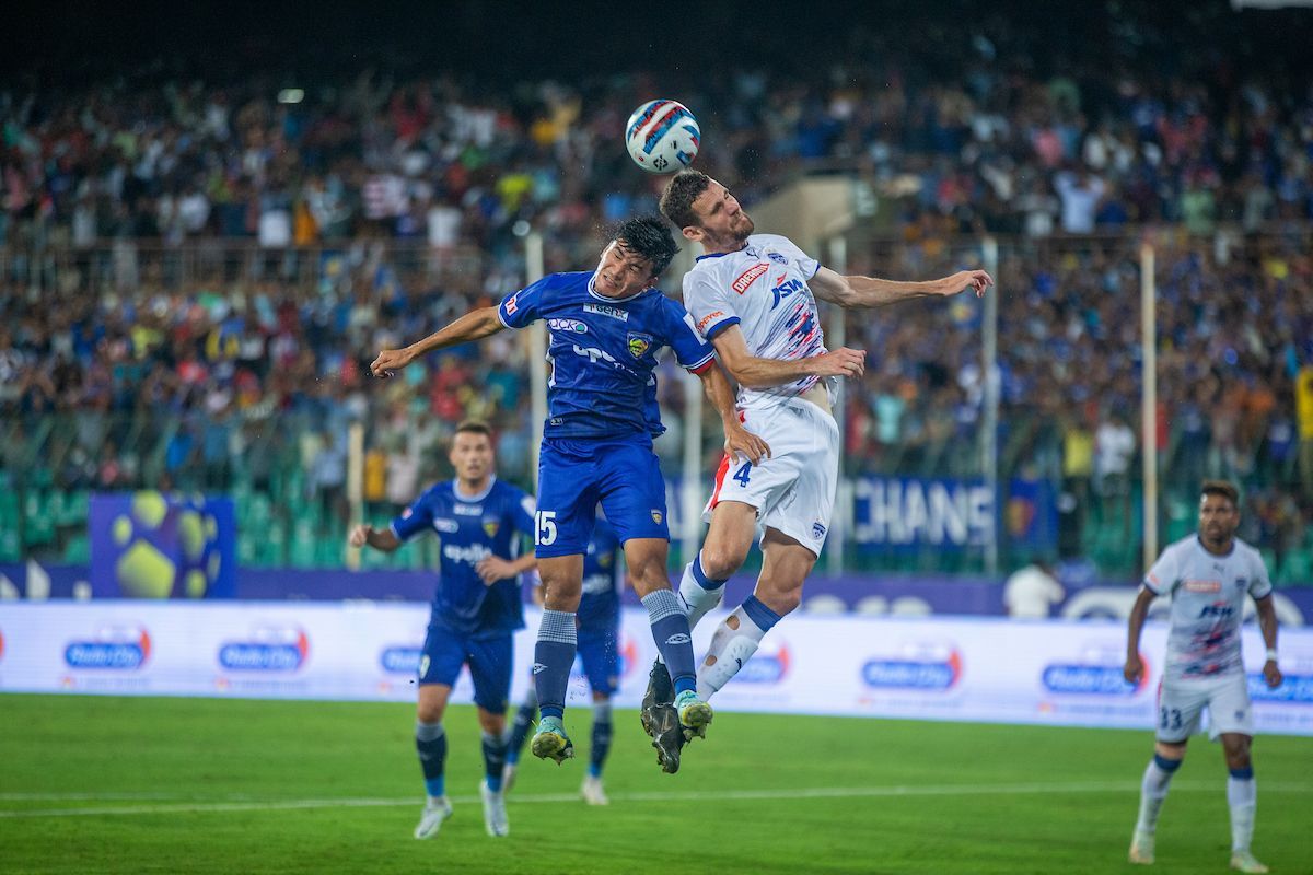 BFC and CFC played out a 1-1 draw today (Image courtesy: ISL Media)