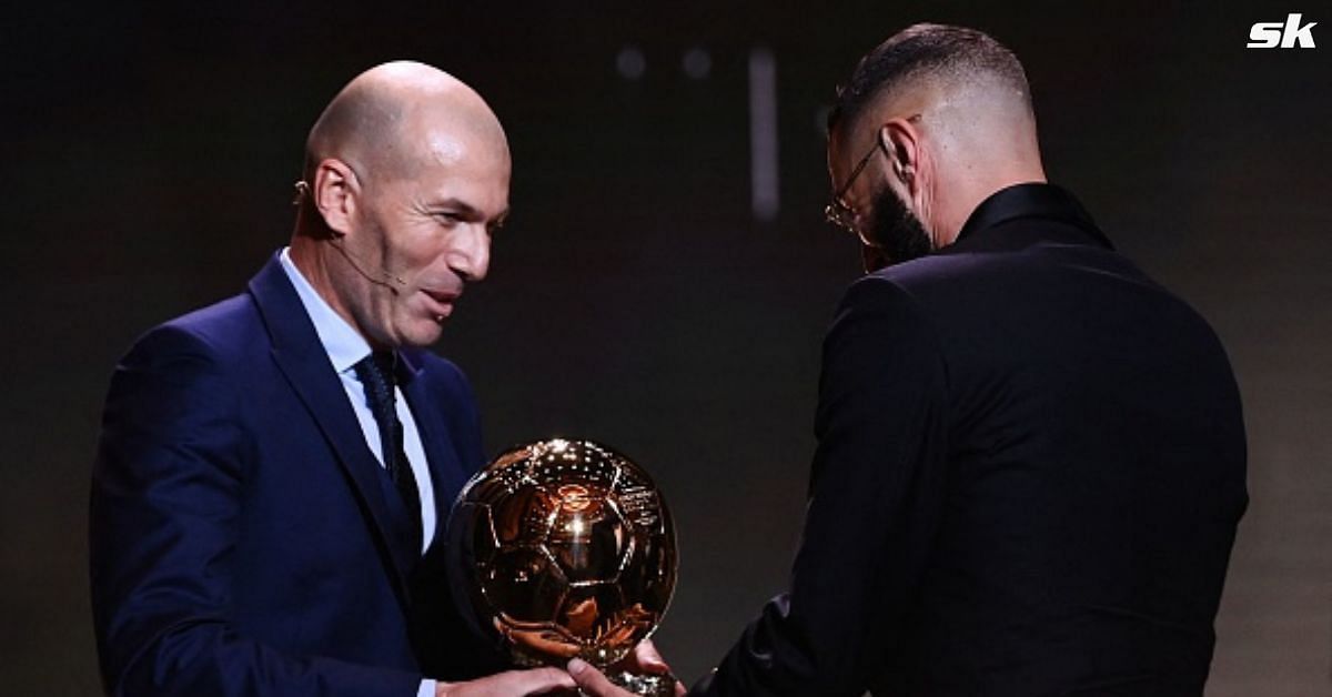 Zinedine Zidane presented the 2022 Ballon d