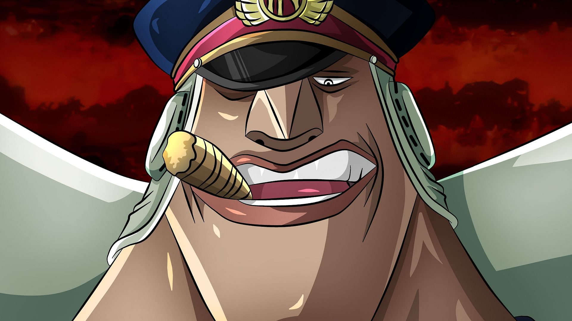 The second strongest individual in the Blackbeard Pirates is Shiryu, a ruthless swordsman (Image via Eiichiro Oda/Shueisha, One Piece)