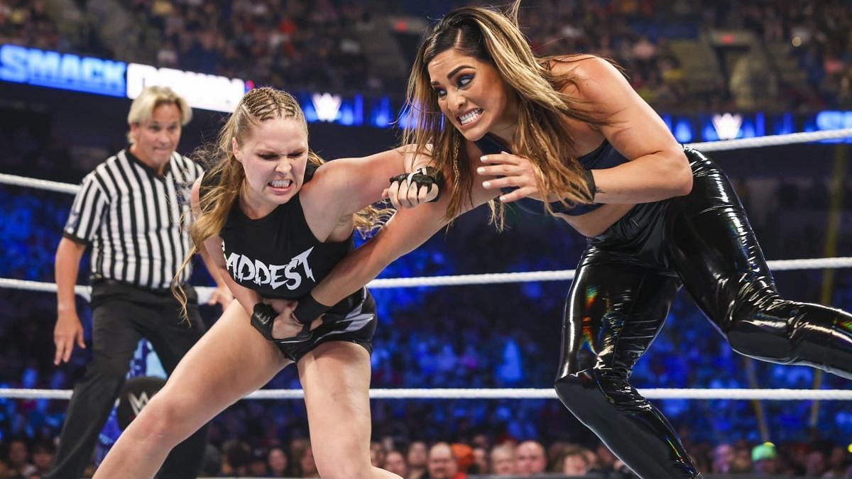 A proper feud between The Baddest Woman on the Planet and Raquel Rodriguez could be the next direction Rousey takes