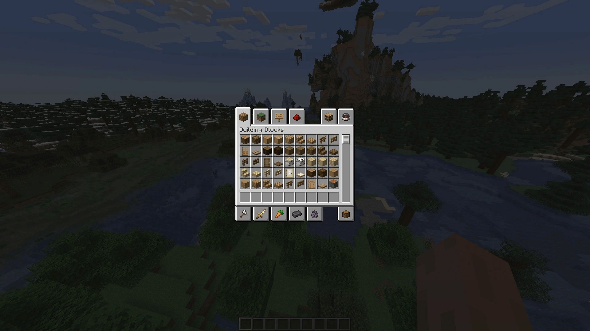 Blocks and items should be much easier to find thanks to Mojang&#039;s Creative Mode rework (Image via Mojang)