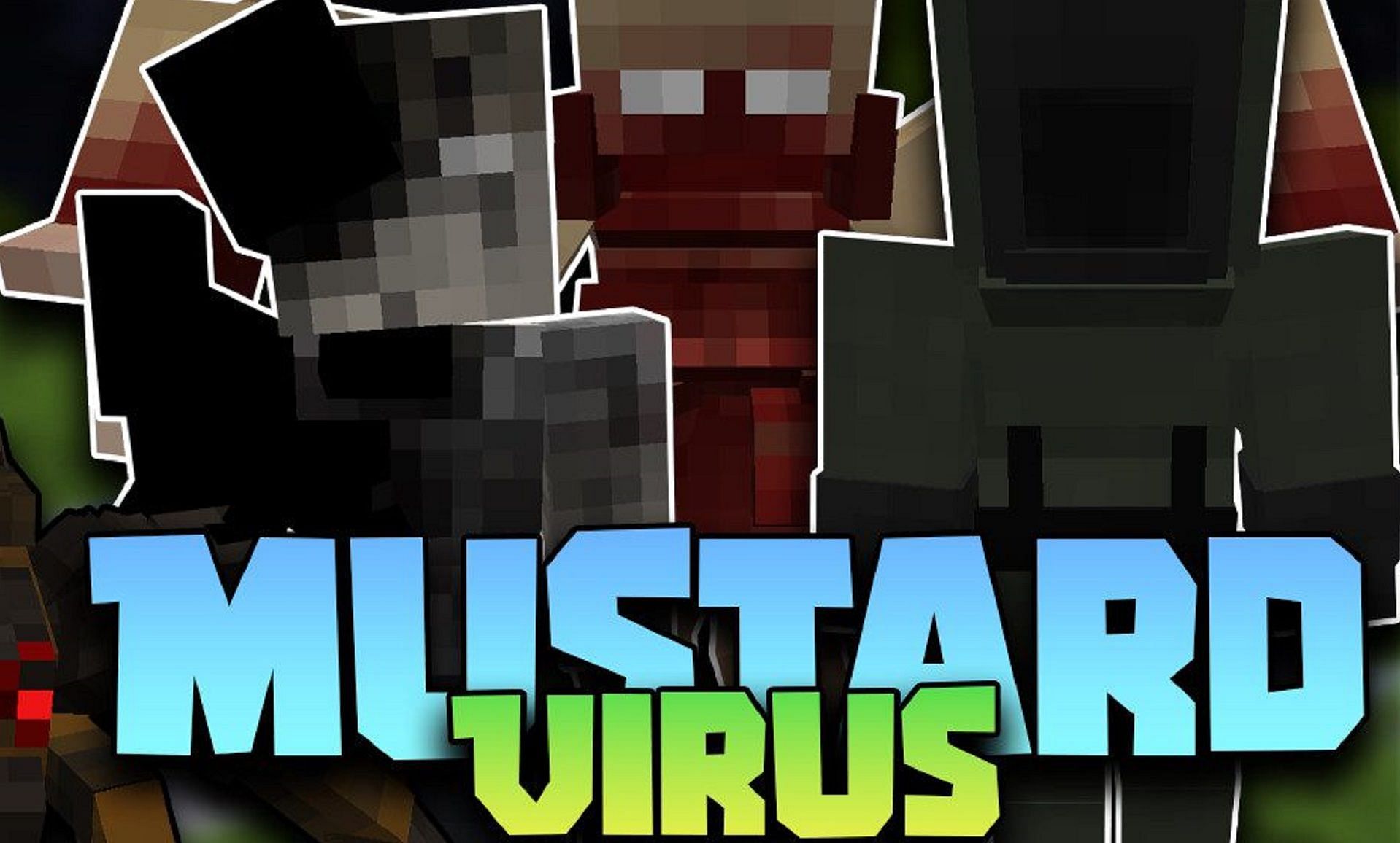Mustard Virus es uno de los paquetes de mods de terror más exitosos para Minecraft (Imagen a través de mustardsean2/9Minecraft)
