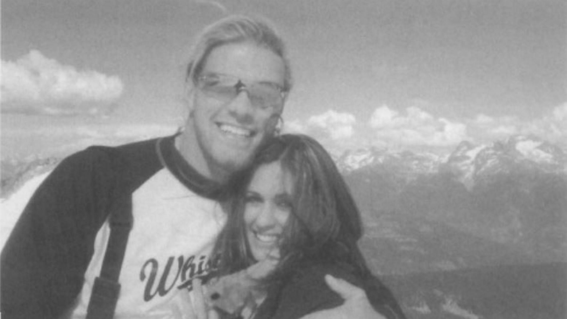 Edge with his ex-wife, Lisa Ortiz