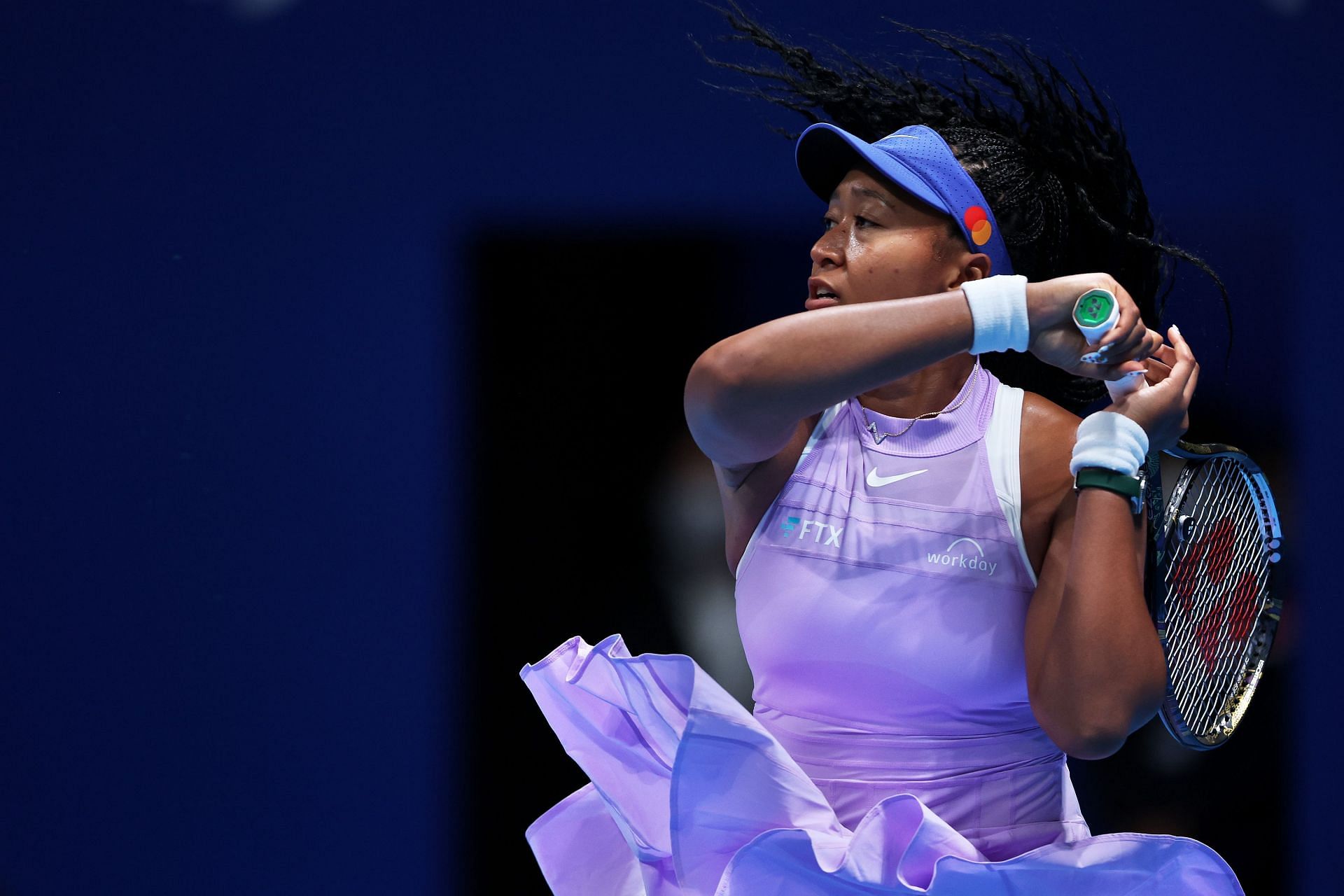 Naomi Osaka was forced to withdraw from the Pan Pacific Open in Tokyo after suffering from ilness