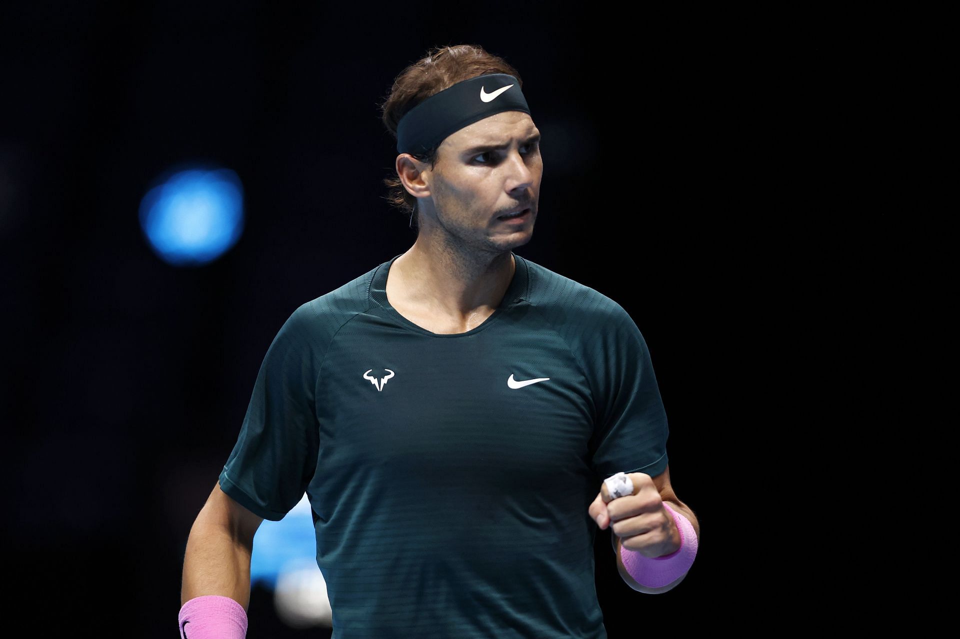 Rafael Nadal at the Nitto ATP World Tour Finals.