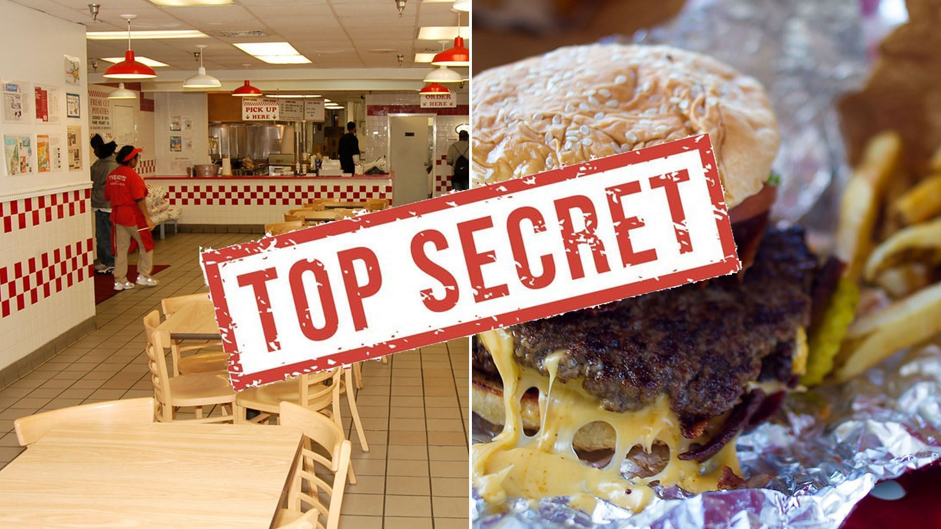 5 Guys secret menu dishes including a double grilled cheeseburger