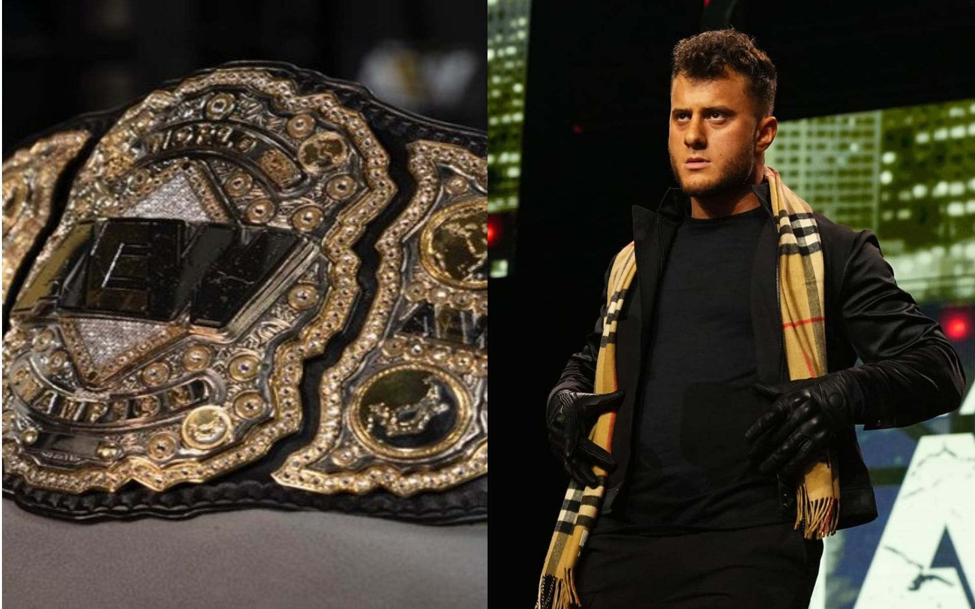 Photos: MJF Debuts New World Championship Belt On AEW Dynamite PWMania ...