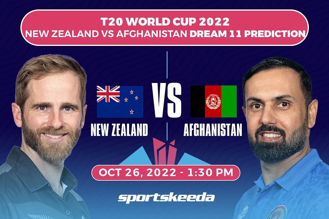 NZ vs AFG Dream11 Prediction Fantasy Cricket Tips, Today's Playing 11