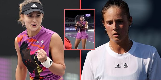Unusual scene at Guadalajara Open: Anna Kalinskaya wins point with broken strings, Daria Kasatkina's challenge overrules it