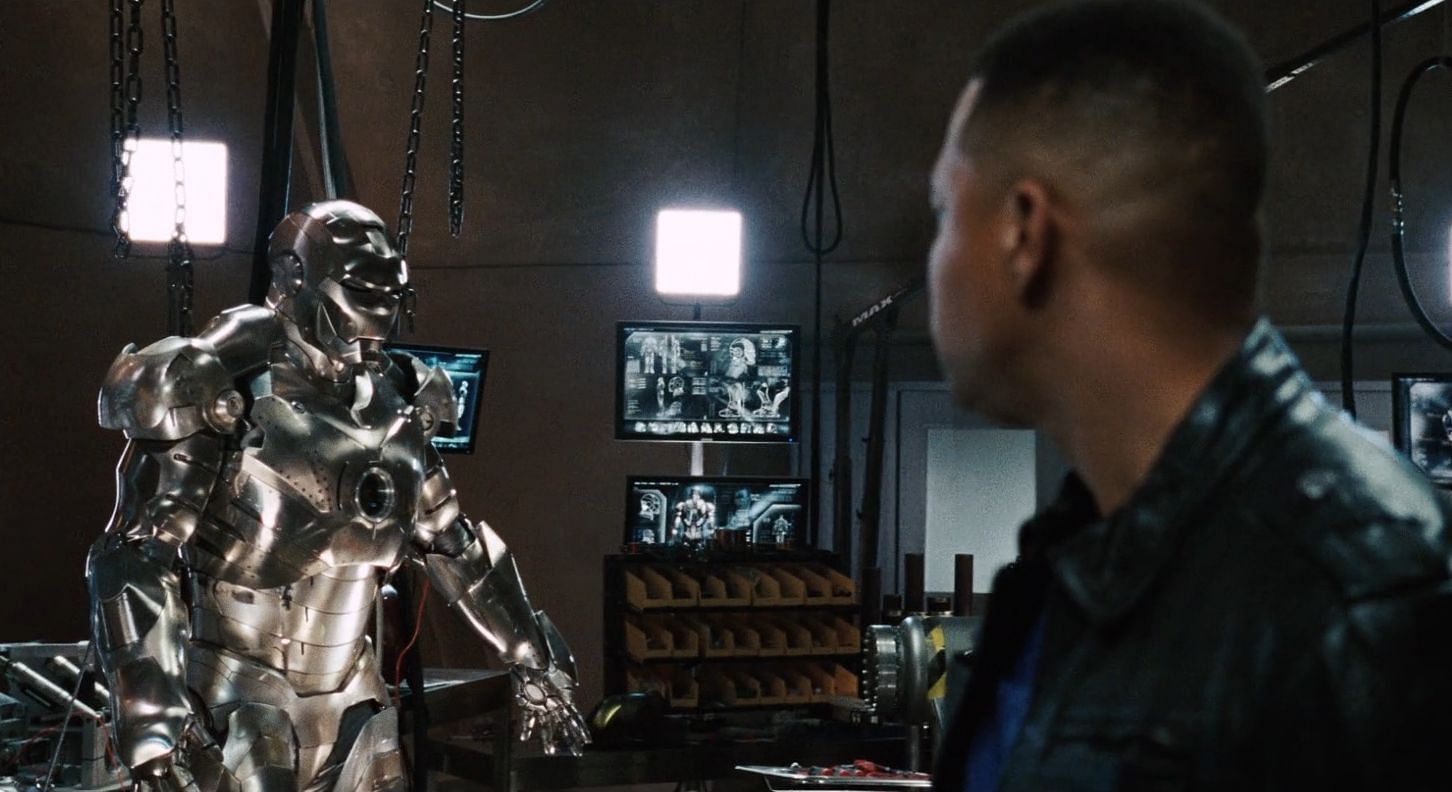 Terrence Howard wasn&#039;t able to don the War Machine armor (Image via Disney+)