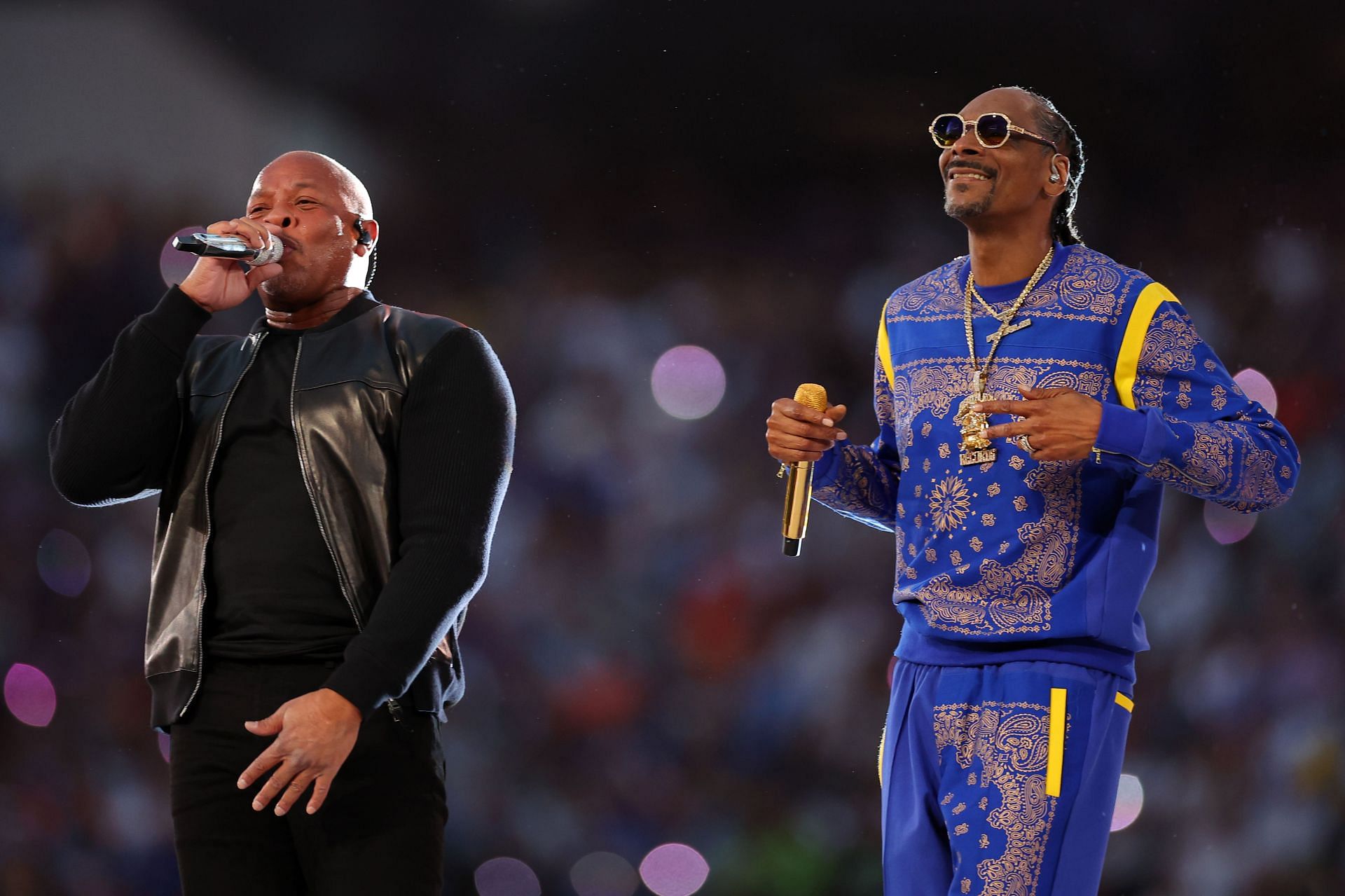 Dr. Dre and Snoop Dogg at last year&#039;s Halftime Show