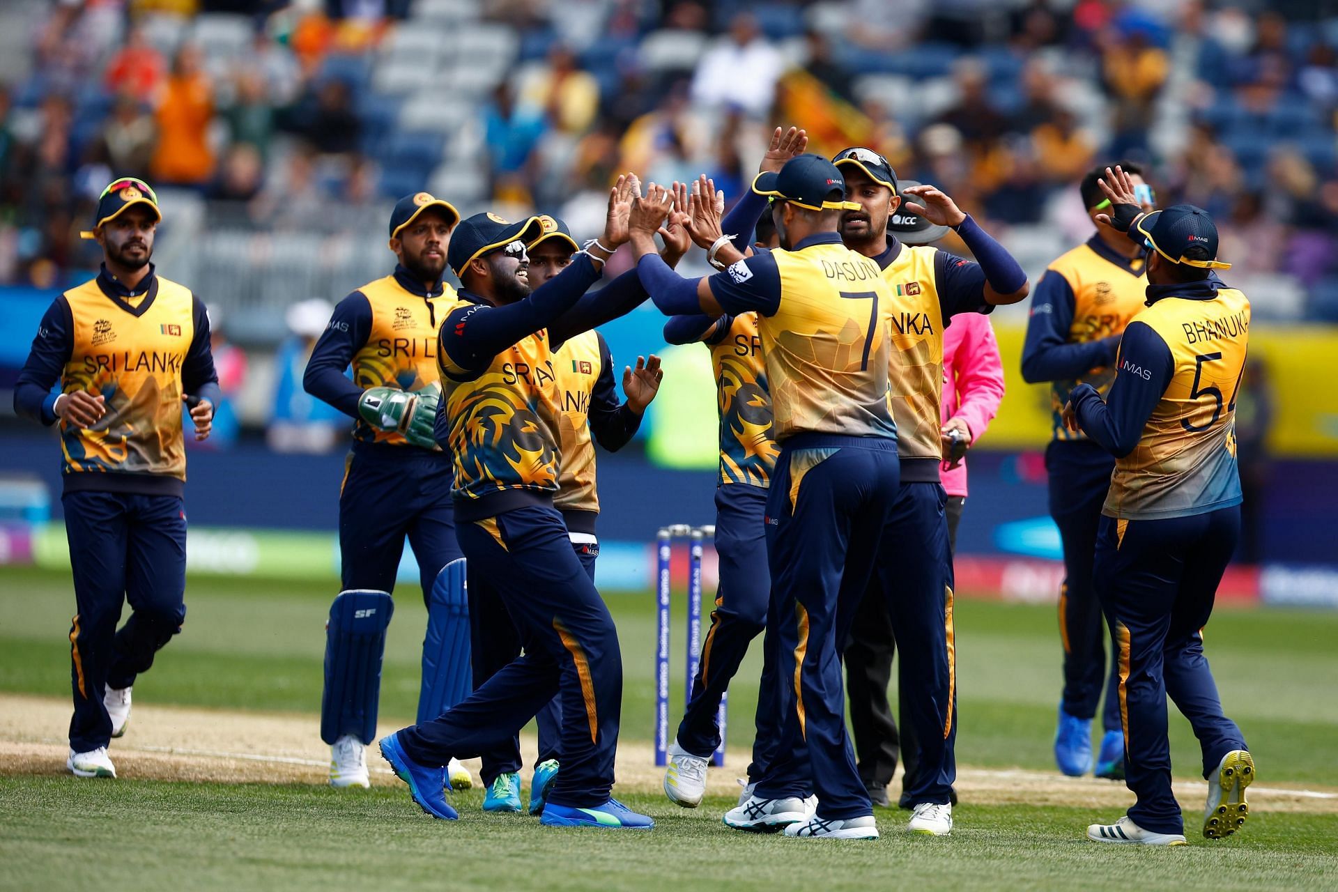 Sri Lanka will be keen to open their account in the points table tomorrow (Image: ICC/Twitter)