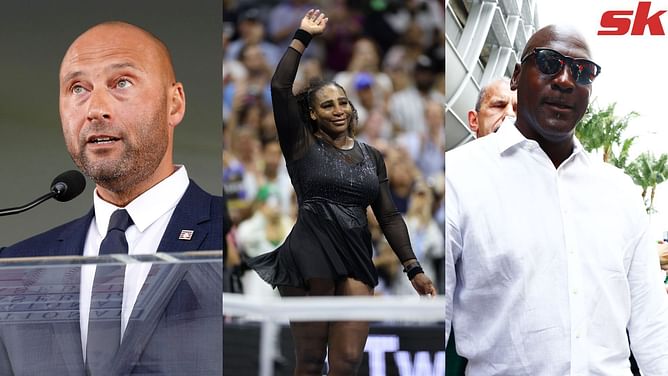 "Still playing" - Throwback to an insane moment when MLB legend Derek Jeter accurately predicted his retirement in an interview alongside Michael Jordan and Serena Williams