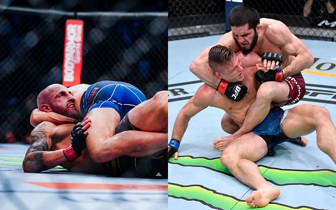 "If ortega could do this three times then imagine what islam can do" - Fans argue whether Alexander Volkanovski can tackle Brian Ortega-esque situation against Islam Makhachev and Charles Oliveira
