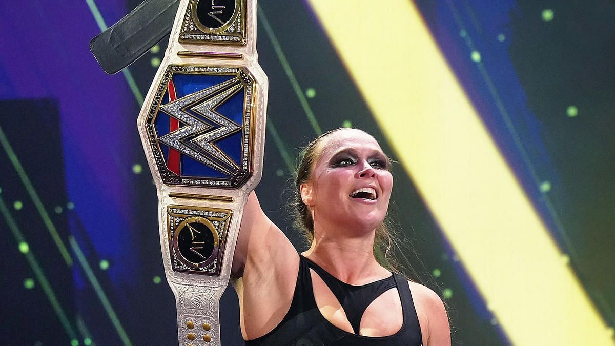 Ronda Rousey won the SmackDown Women