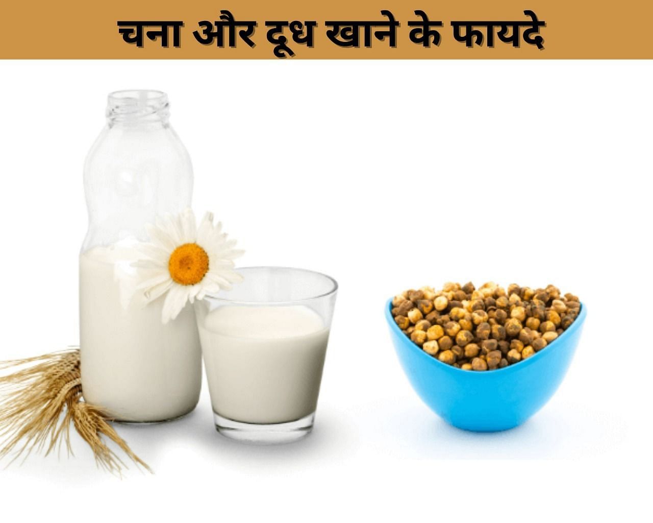 चना और दूध खाने के फायदे  (फोटो - sportskeeda hindi)
