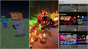 What happens in Minecraft during Halloween?