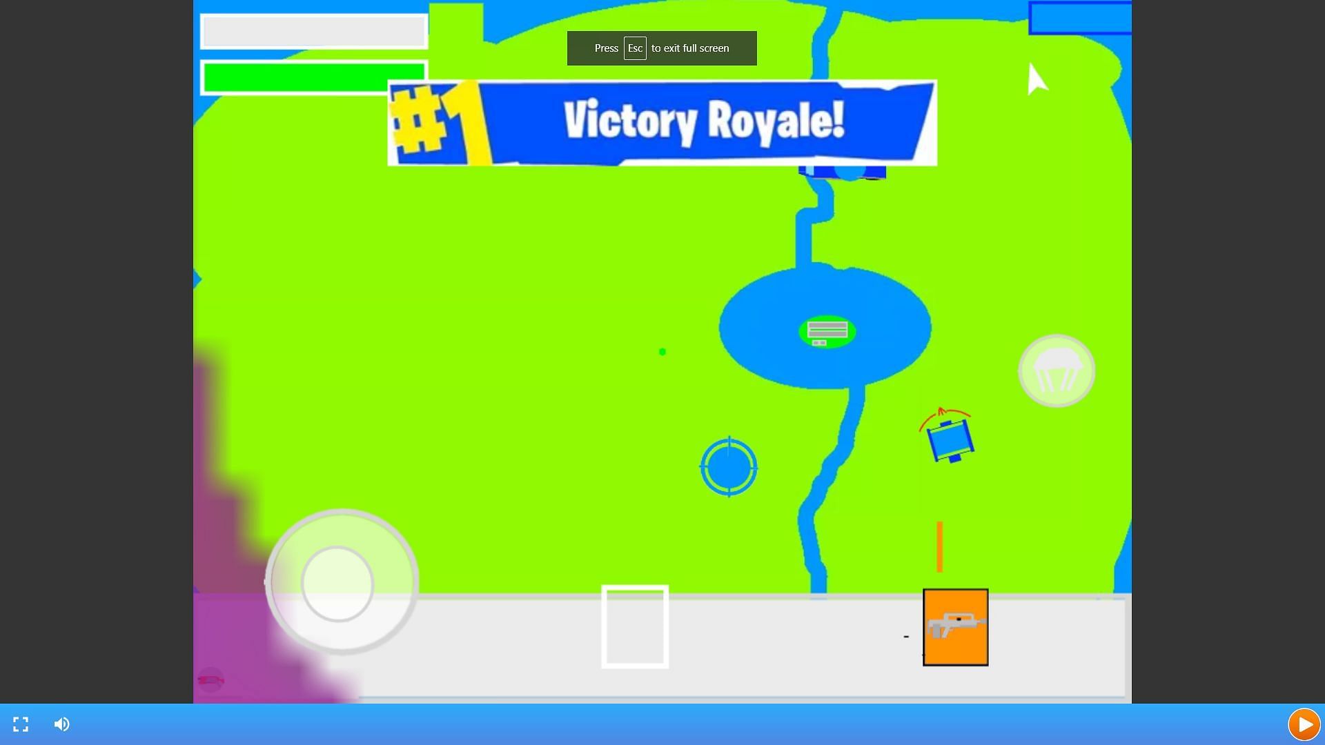 Congratulations on securing a Victory Royale (Image via tynker)
