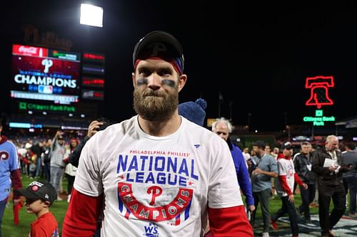 Bryce Harper won the NLCS MVP in the series against the San Diego Padres.