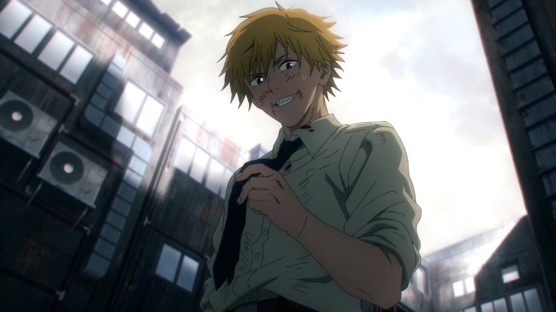 Denji as seen in the anime (Image via MAPPA)