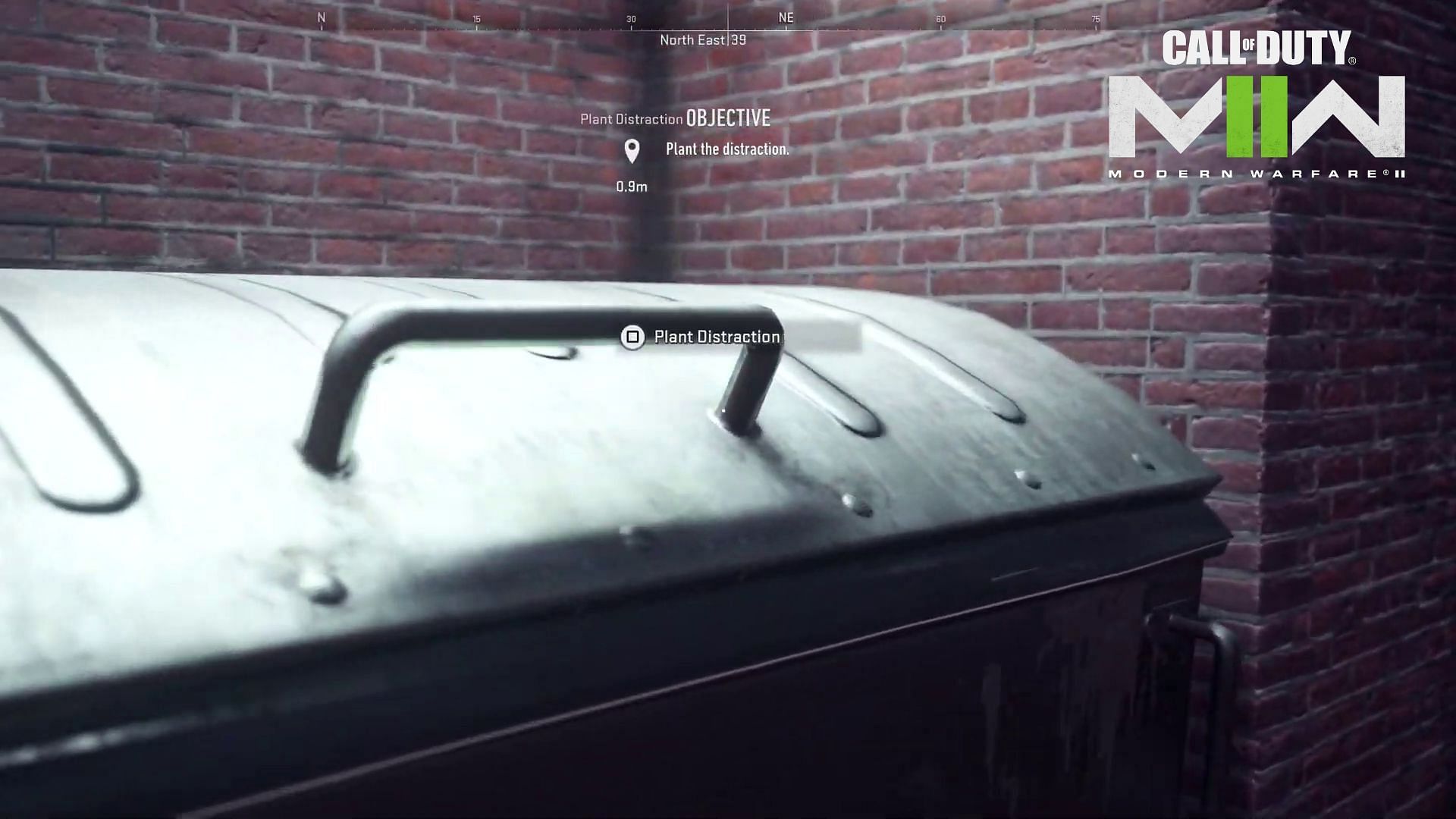 Plant the Decoy on a Dumpster in the Alley (image via Activision)