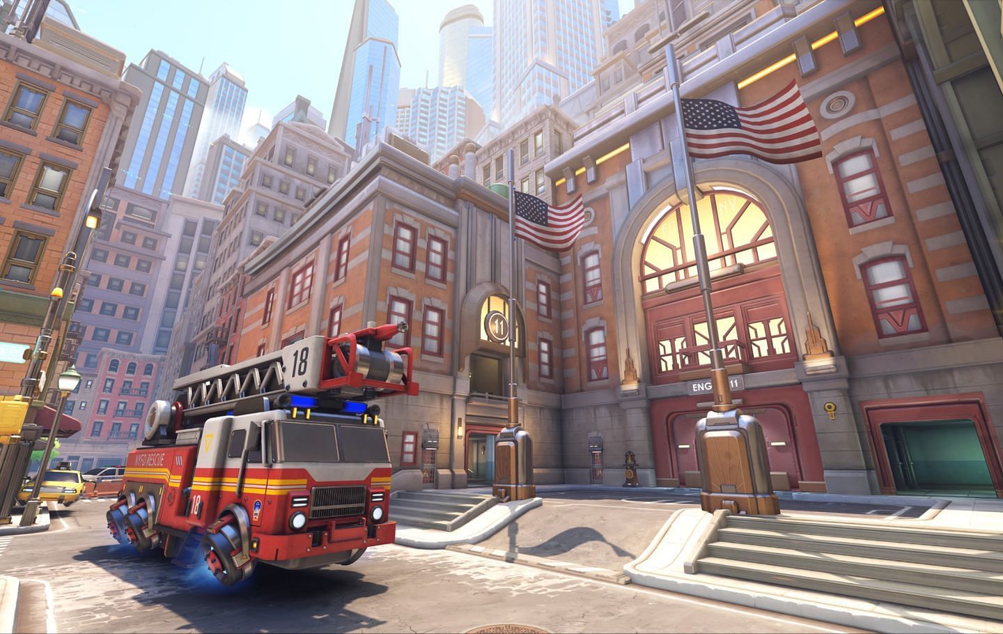 Heroes having shields and zoning abilities have a huge advantage on this map (Image via Blizzard Entertainment)