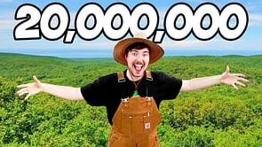 MrBeast's TeamTrees plants 20 million trees following its inception, fans celebrate