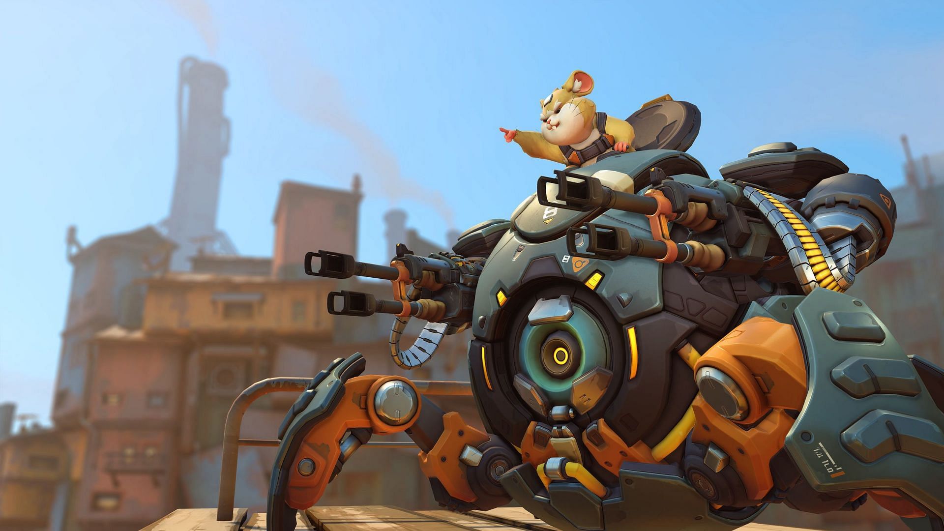 Wrecking Ball in Overwatch (Image via Blizzard)