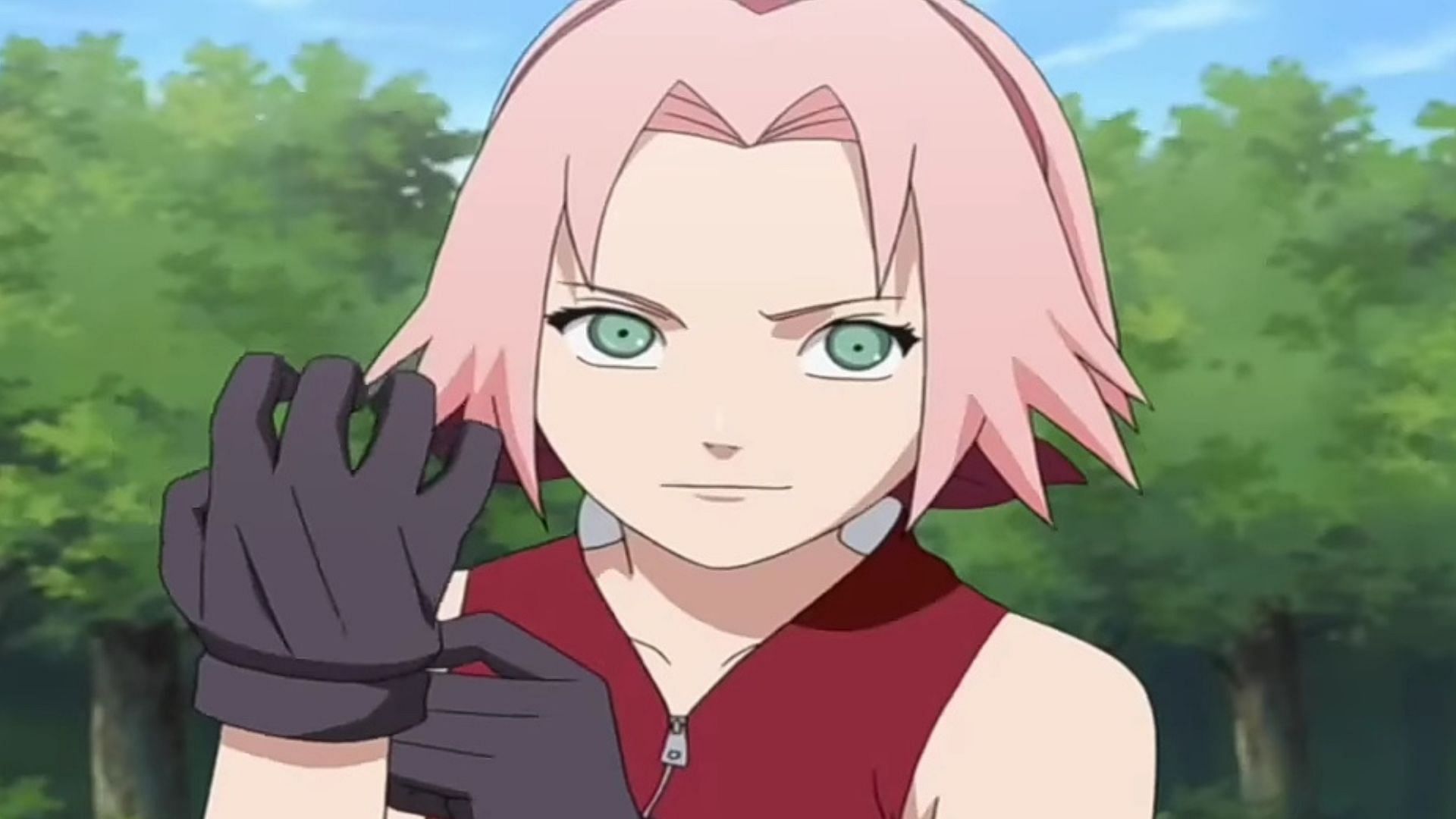 Sakura as seen in the anime (Image via Studio Pierrot)