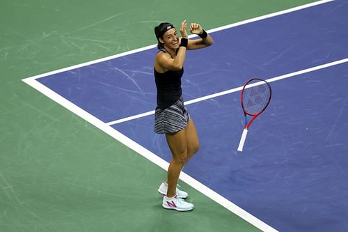 Caroline Garcia at the 2022 US Open.