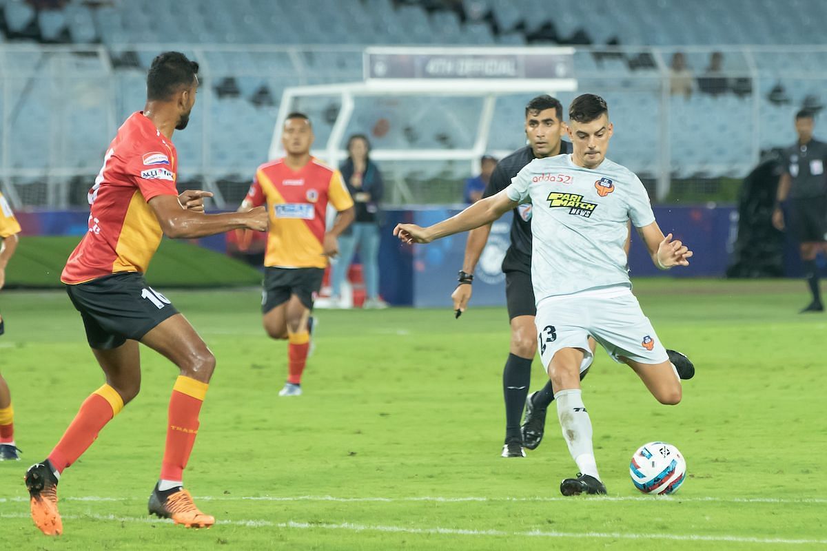 Edu Bedia was decisive in Goa's victory over East Bengal.