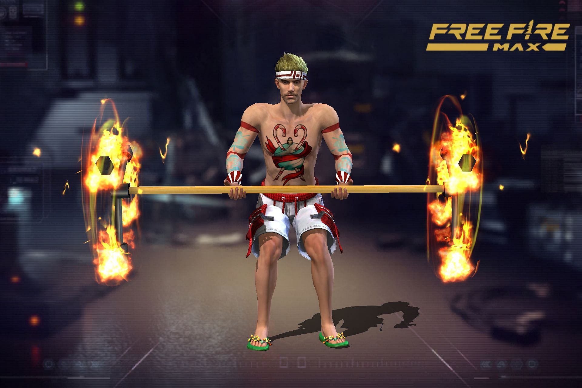 New Weight Training emote is available for free (Image via Garena)