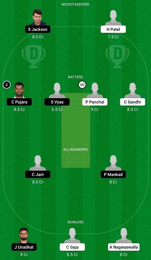 GUJ vs SAU Dream11 Fantasy Tip - Head to Head League