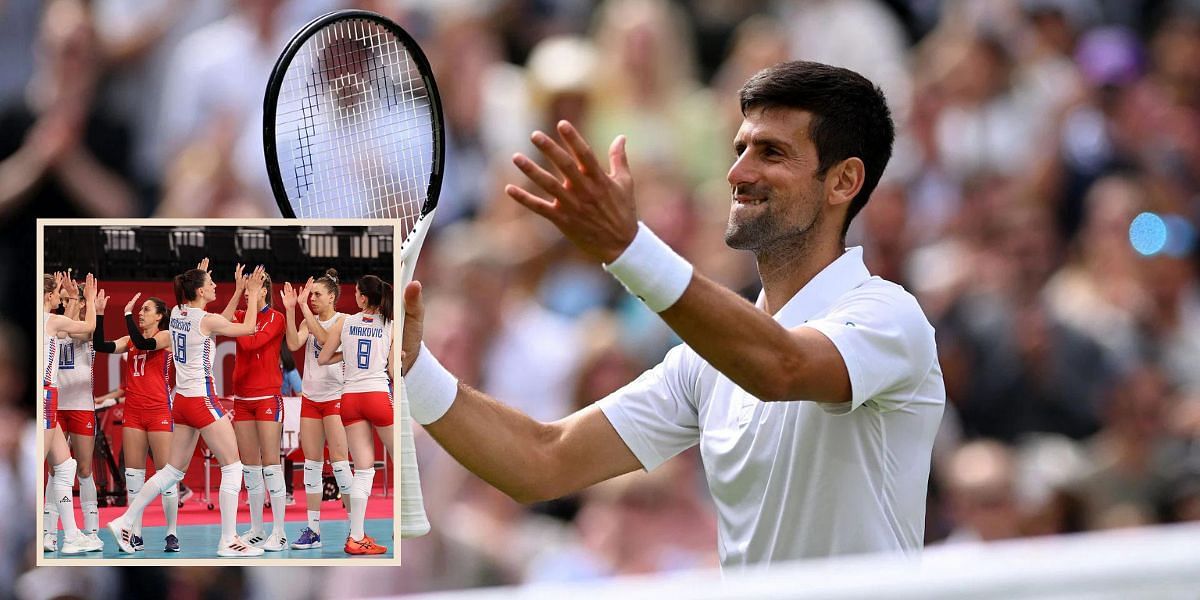 Novak Djokovic at Wimbledon; The Serbian women