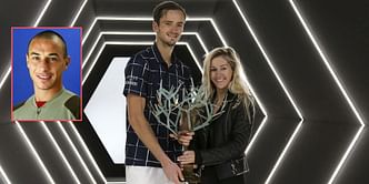 "She does not soar in the sky but stands with two feet on the ground" - Daniil Medvedev's former coach Jean-Rene Lisnard on the Russian's wife Daria's positive influence on him