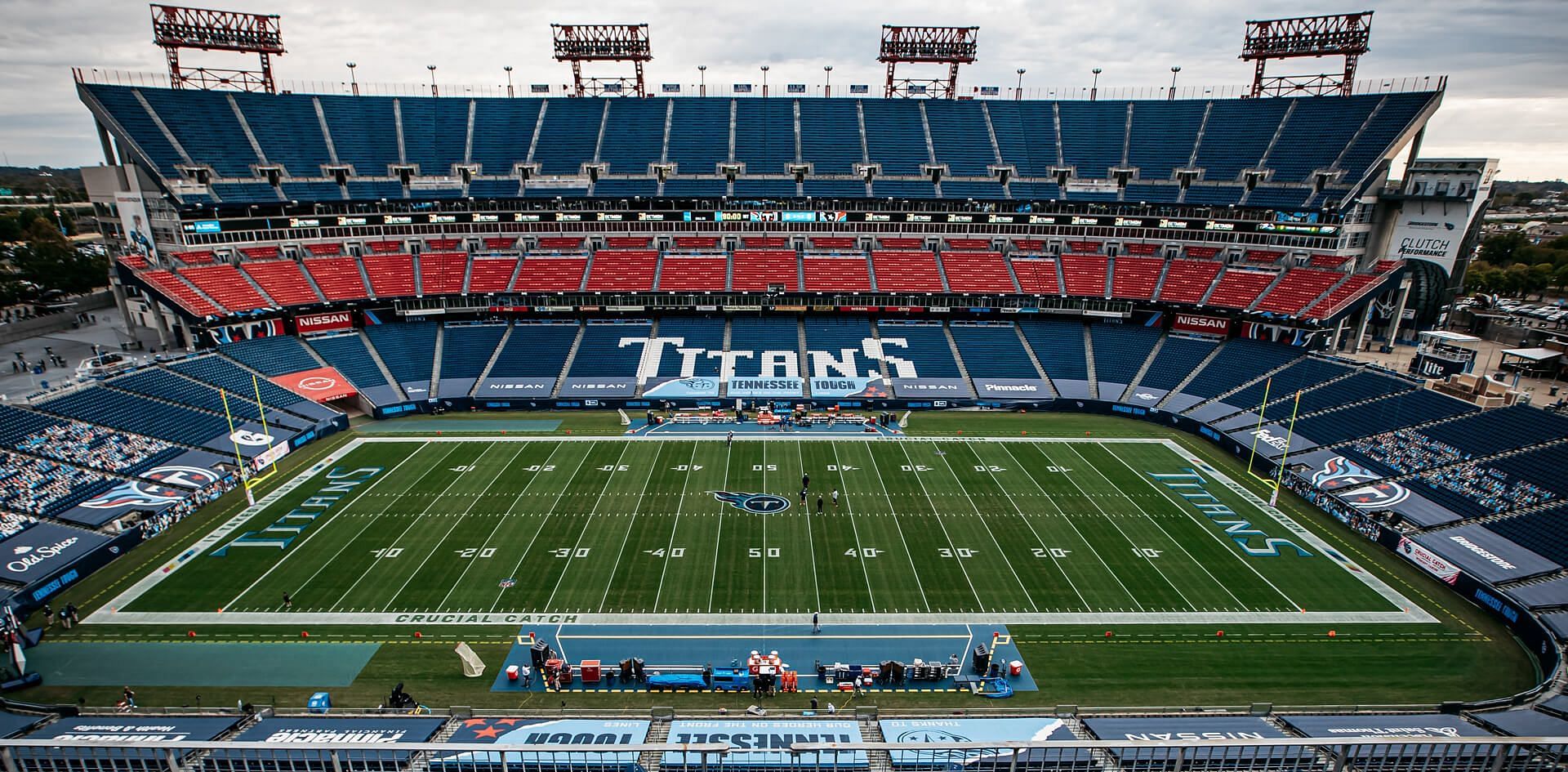 Nissan Stadium, current home of the Tennessee Titans. Source: Nashville Post