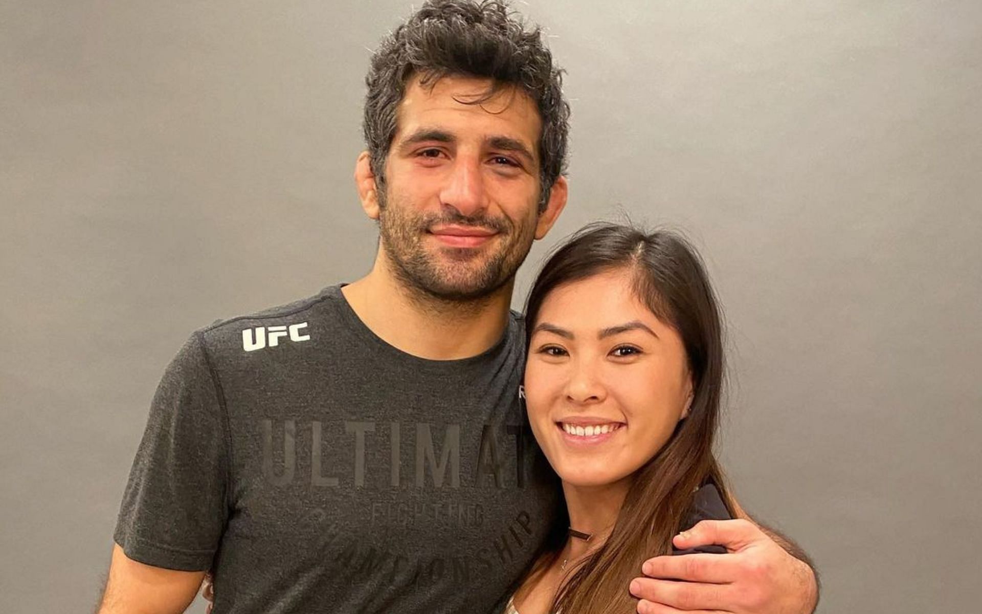 Beneil Dariush with wife [Image courtesy: @victooooriaa via Instagram]