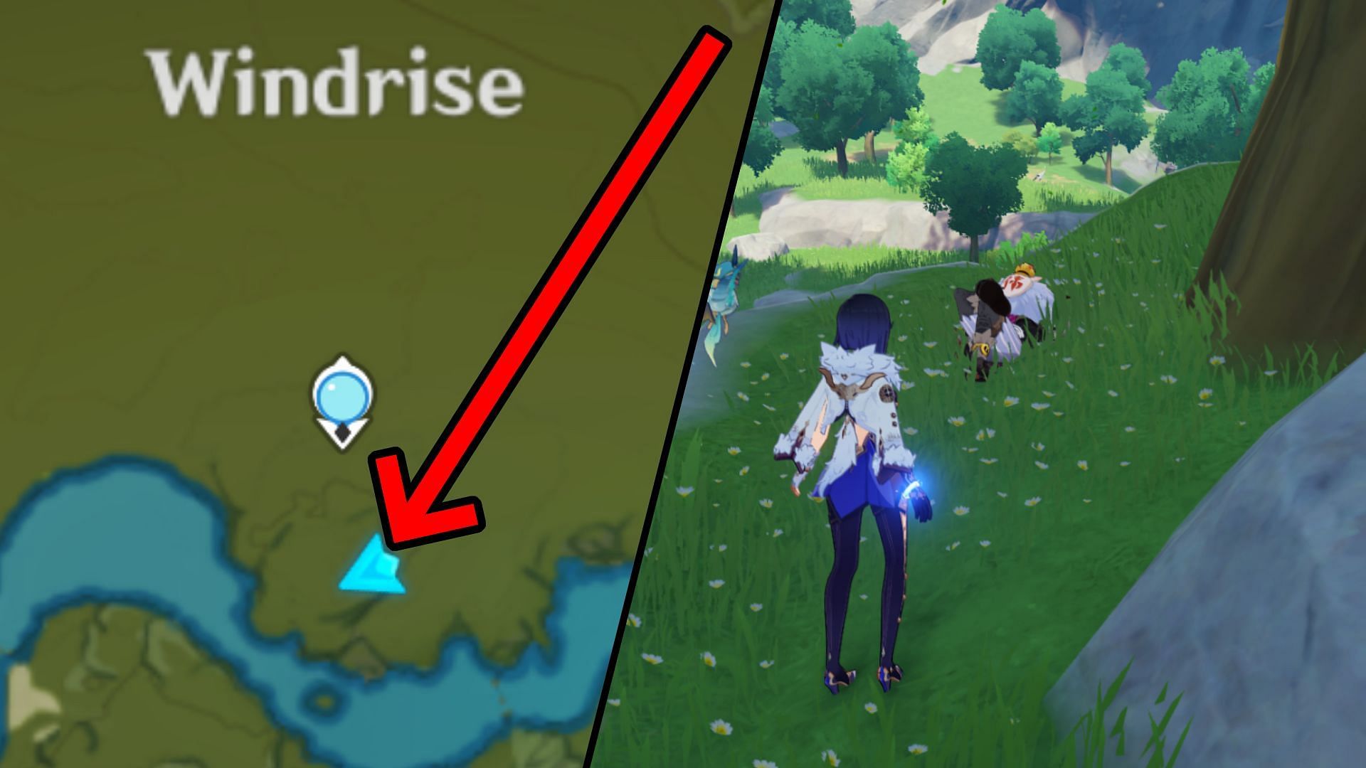 The chest should be located here (Image via HoYoverse)