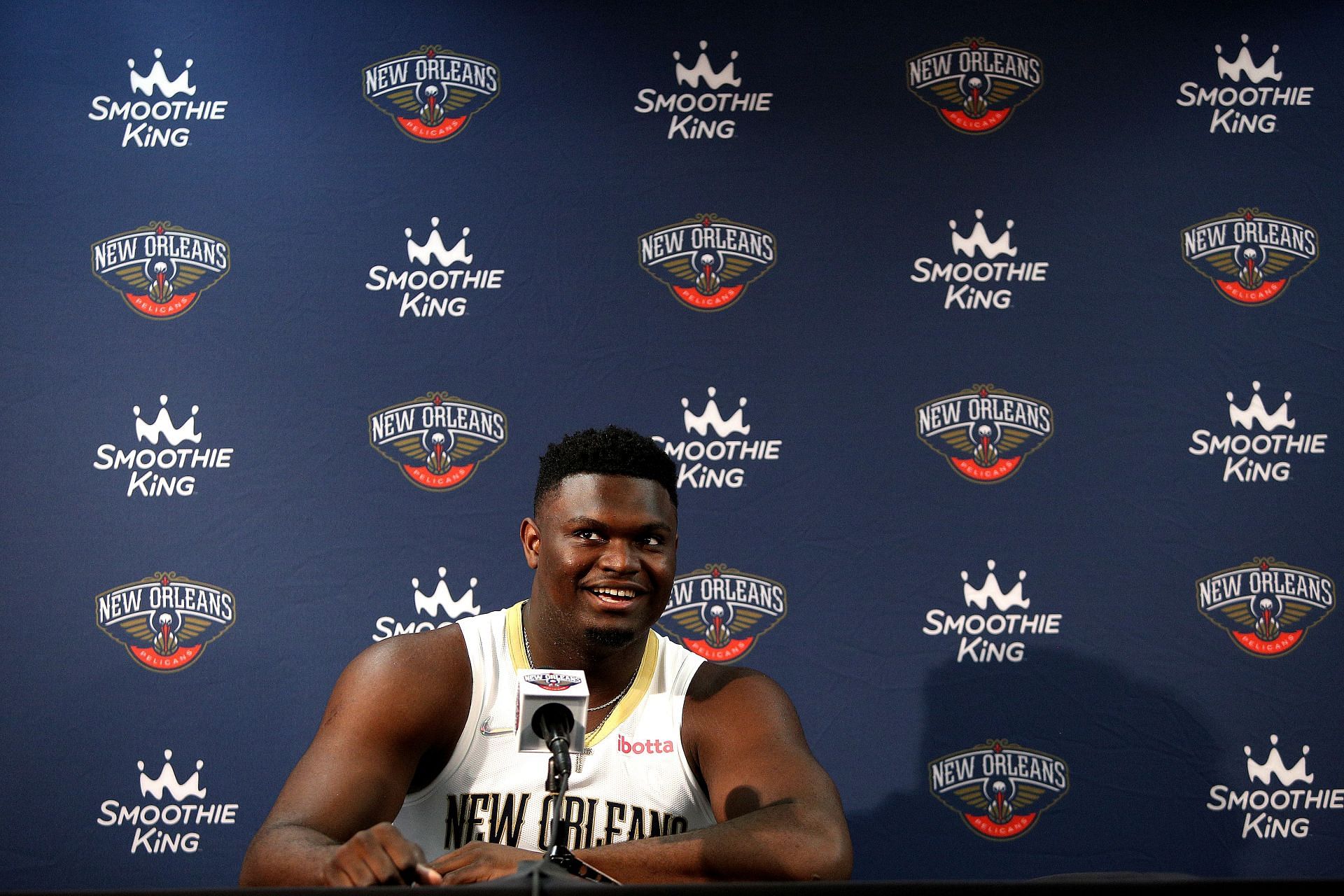 Zion Williamson - New Orleans Pelicans Media Day