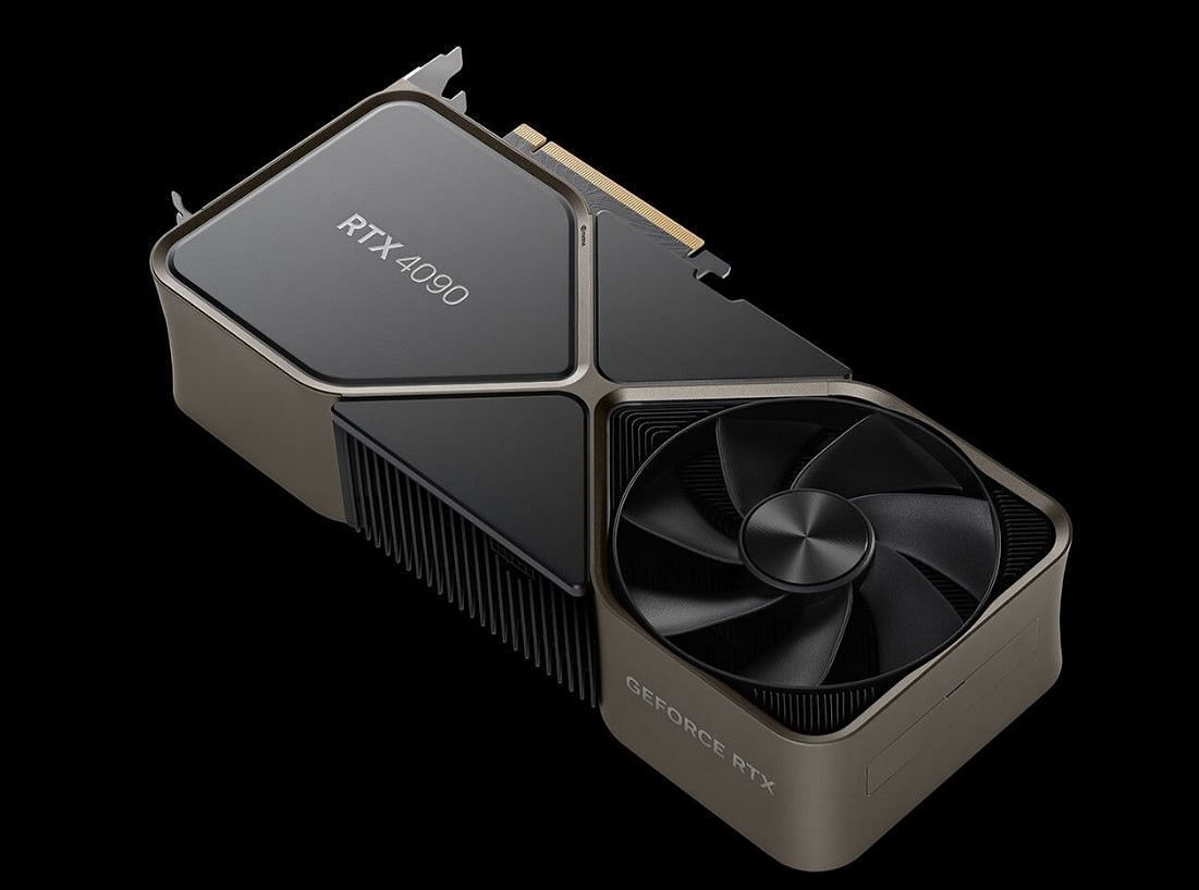 The Geforce RTX 4090 Founders Edition (Image via Nvidia)