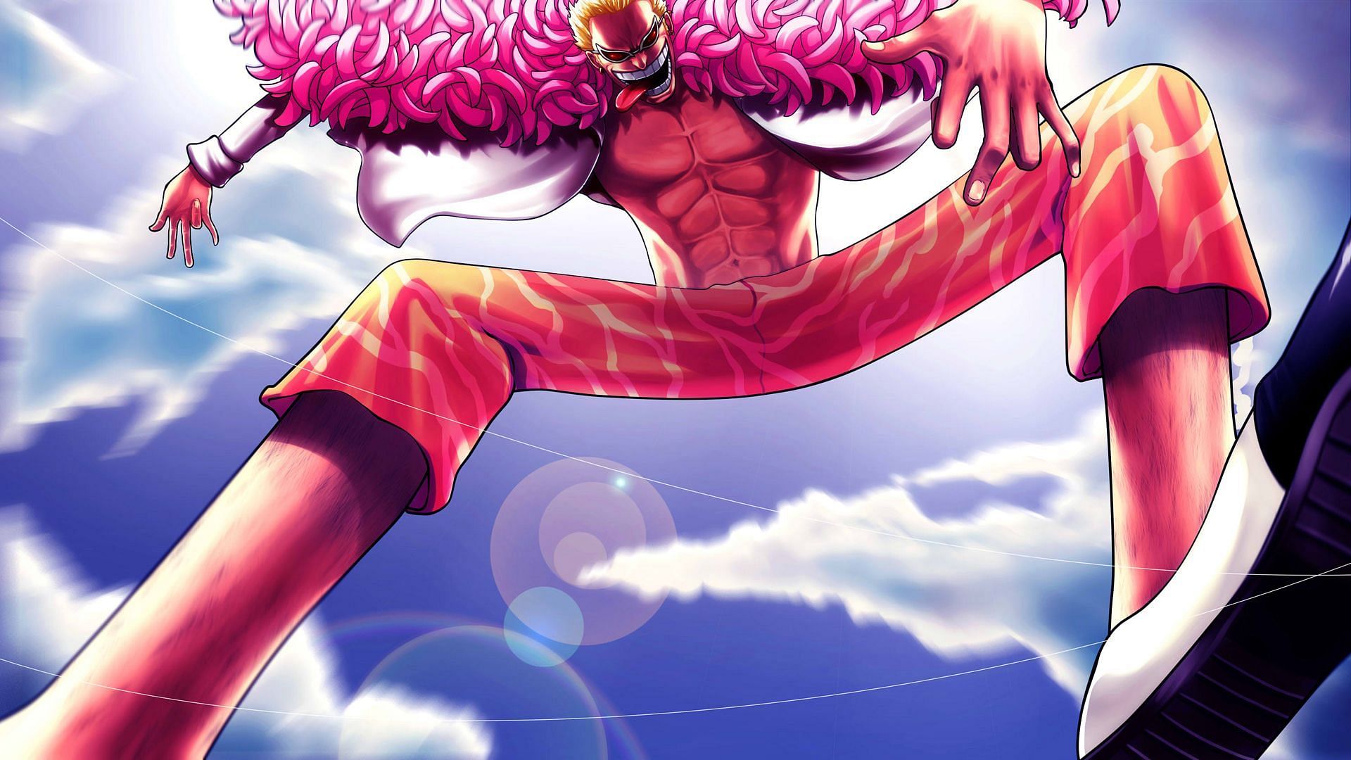 Donquixote Doflamingo, a former member of the Seven Warlords (Image via Eiichiro Oda/Shueisha, One Piece)